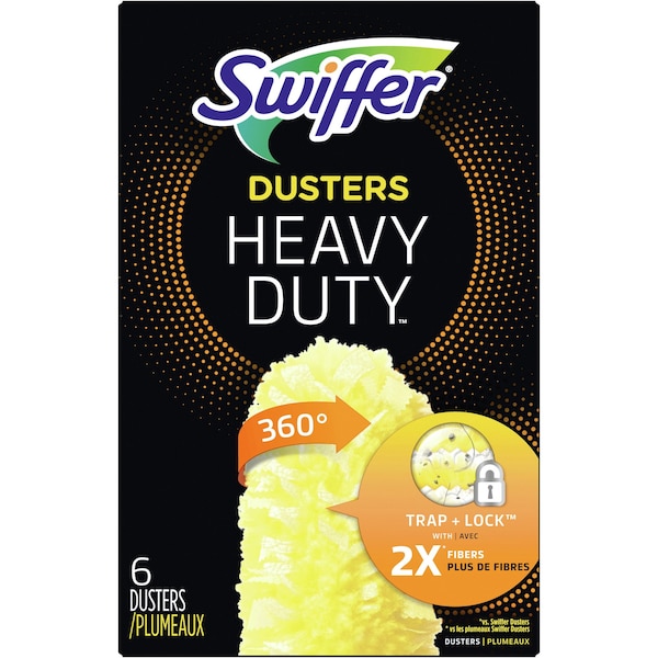 Swiffer 360 Degree Duster Refills, Unscented/YW, PK 6